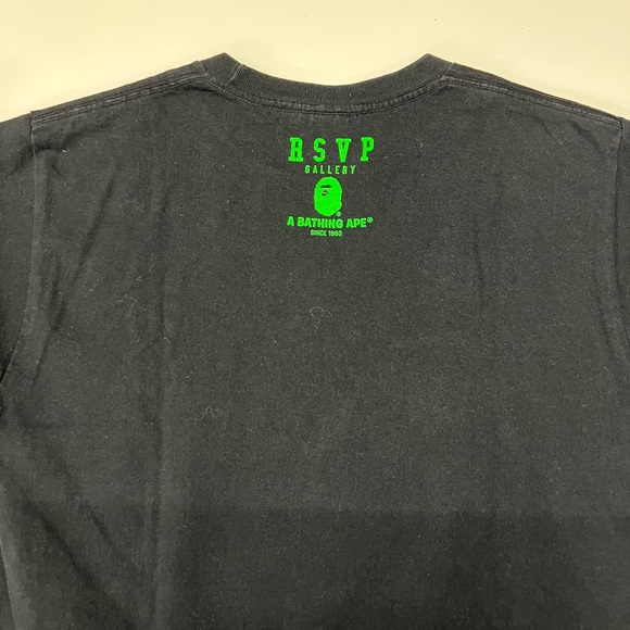 Vintage Bape x RSVP Gallery Single Stitch Medium Tee - Made In Japan Rare Tshirt - Picture 5 of 5